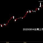 20200814台灣上市指數日K線圖股票入門鵝爸分析教學