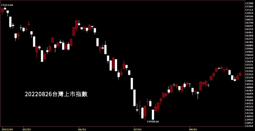 20220826台灣上市指數股價技術分析鵝爸免費股票教學