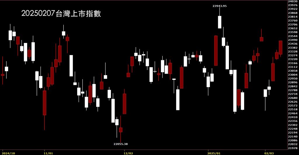 20250207台灣上市指數鵝爸股價技術分析免費教學