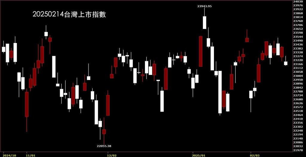 20250214台灣上市指數鵝爸股價技術分析免費教學