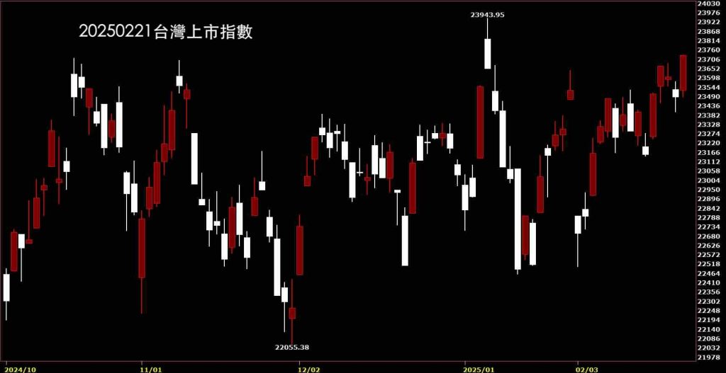 20250221台灣上市指數鵝爸股價技術分析免費教學